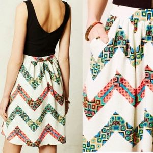 Anthropologie Maeve Amapola Printed Dress 8